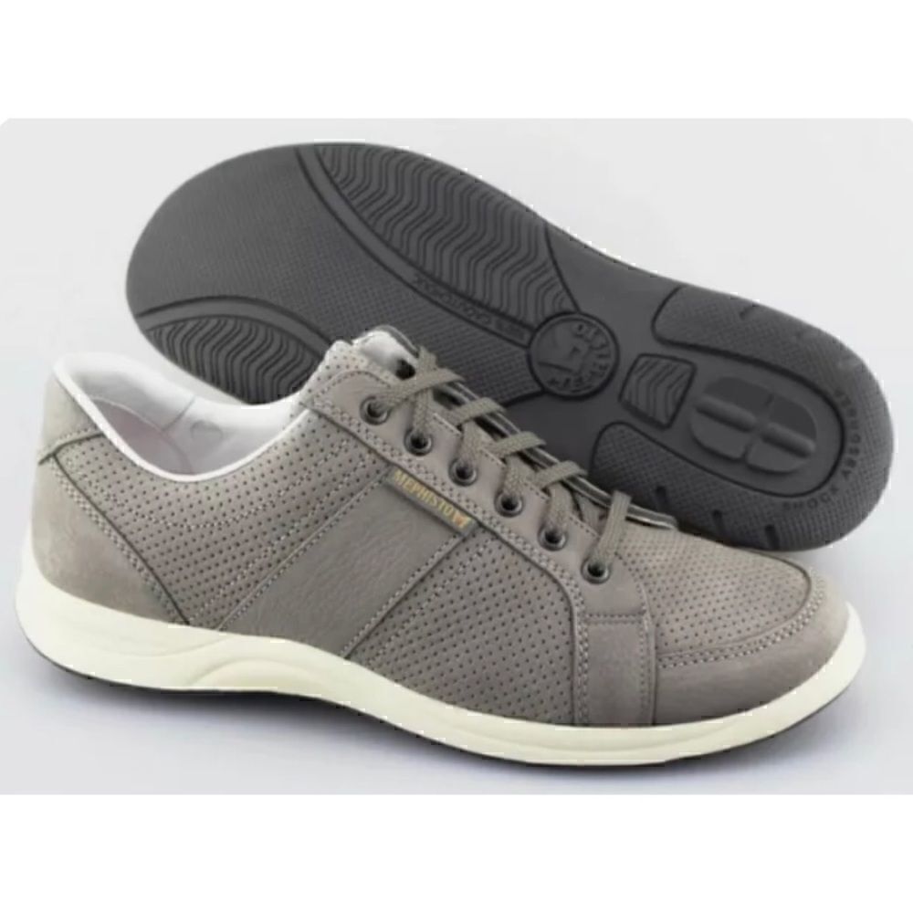 Men's MEPHISTO Hero Perf BROWN Nubuck Perforated Sneakers EUR 9 Size 9.5 US